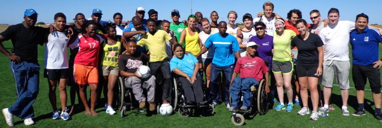Group photo of community in South Africa